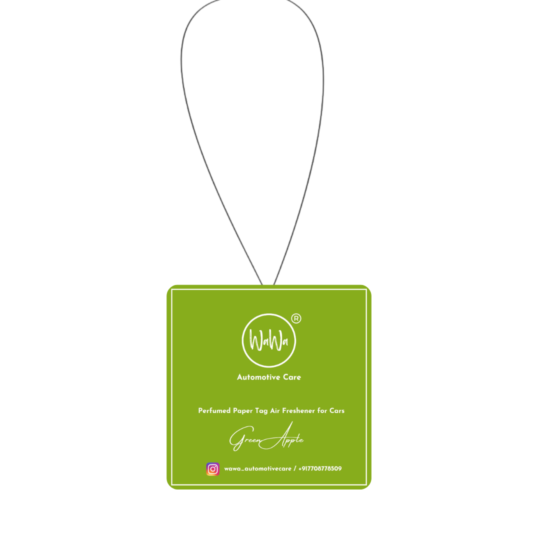 Green Apple Perfumed Car Air Freshener